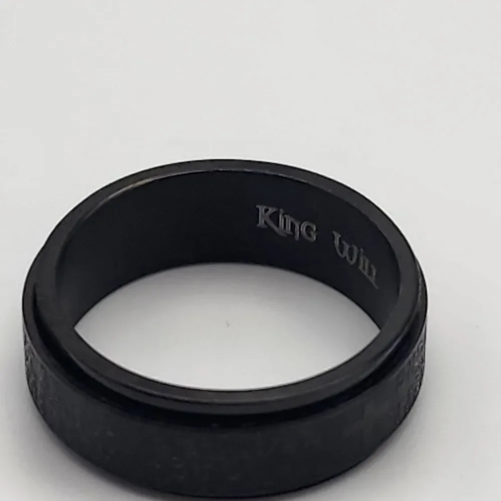 King Will Black The Lord's Prayer Fidget Ring